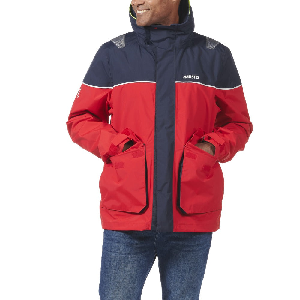Musto Men's Musto 64 Channel Jacket - True Red / Navy