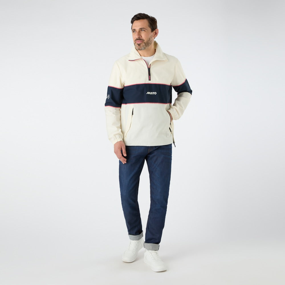Musto Men's Musto 64 Anorak - Antique Sail White / Navy