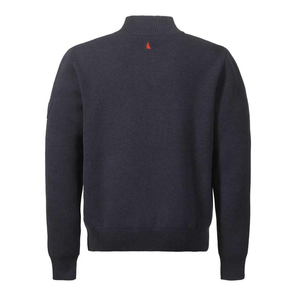 Musto Men's Salcombe Zip Nk Knit - Navy