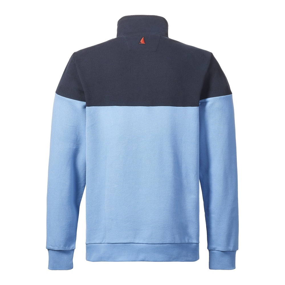 Musto Men's Marina Zip Nk Sweat - Silver Lake Blue / Navy