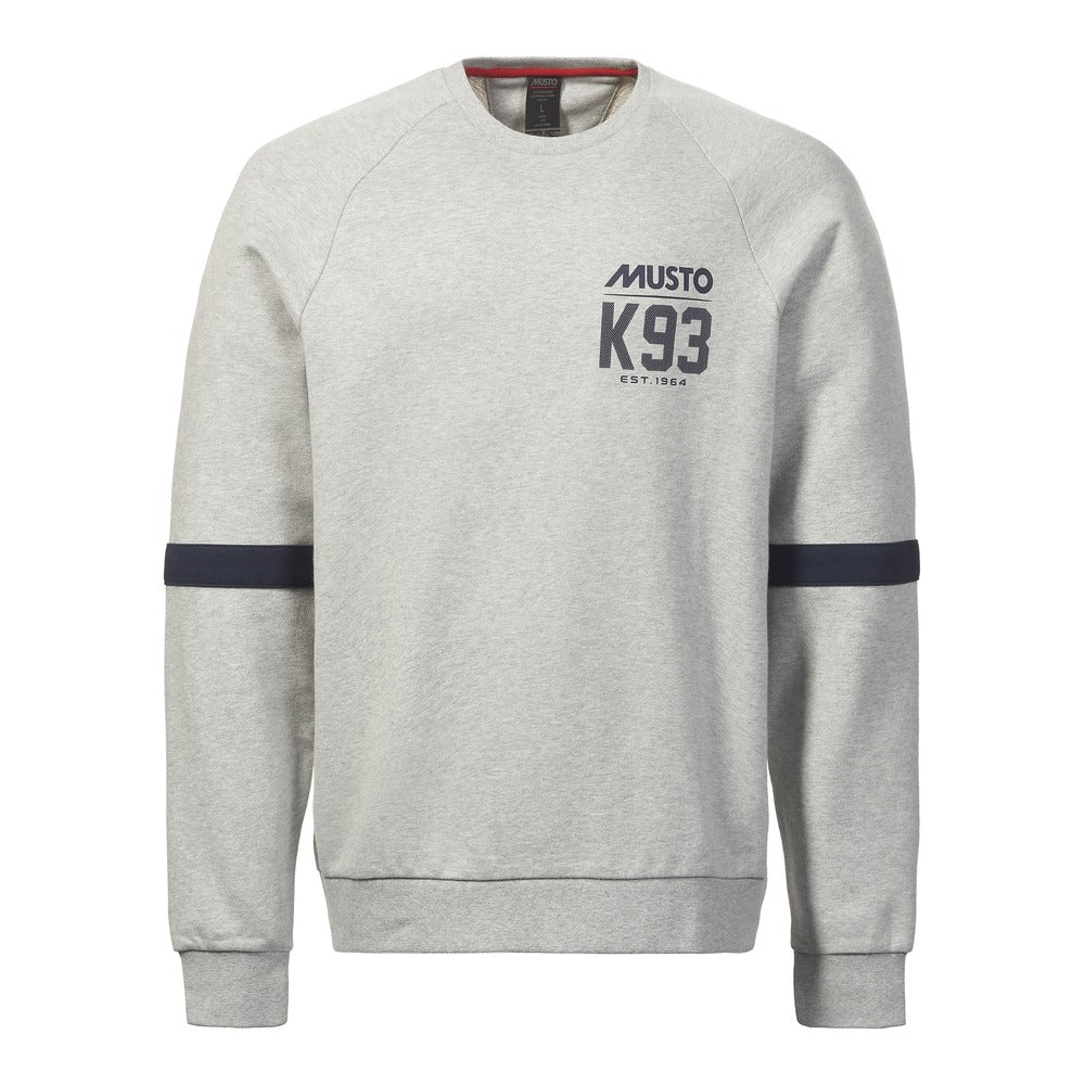 Musto Men's Marina Crew Sweat - Grey Melange