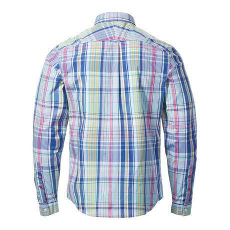 Musto Men's Marina Plaid Long Sleeve Shirt - Marine Blue