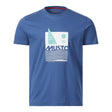 Musto Men's Marina Graphic Short Sleeve Tee - Marine Blue