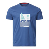 Musto Men's Marina Graphic Short Sleeve Tee - Marine Blue
