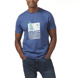 Musto Men's Marina Graphic Short Sleeve Tee - Marine Blue