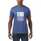 Musto Men's Marina Graphic Short Sleeve Tee - Marine Blue