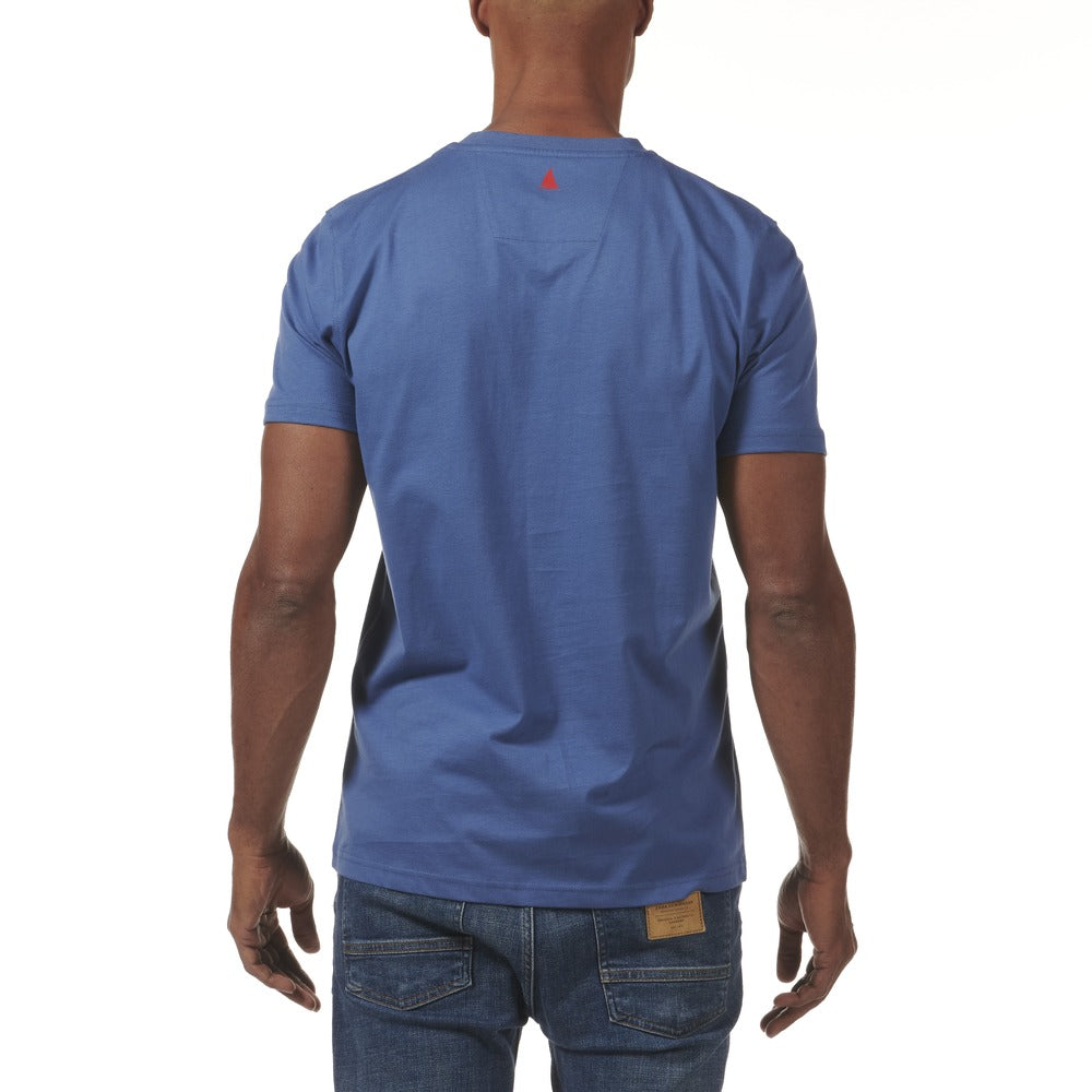 Musto Men's Marina Graphic Short Sleeve Tee - Marine Blue