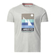 Musto Men's Marina Graphic Short Sleeve Tee - Grey Melange