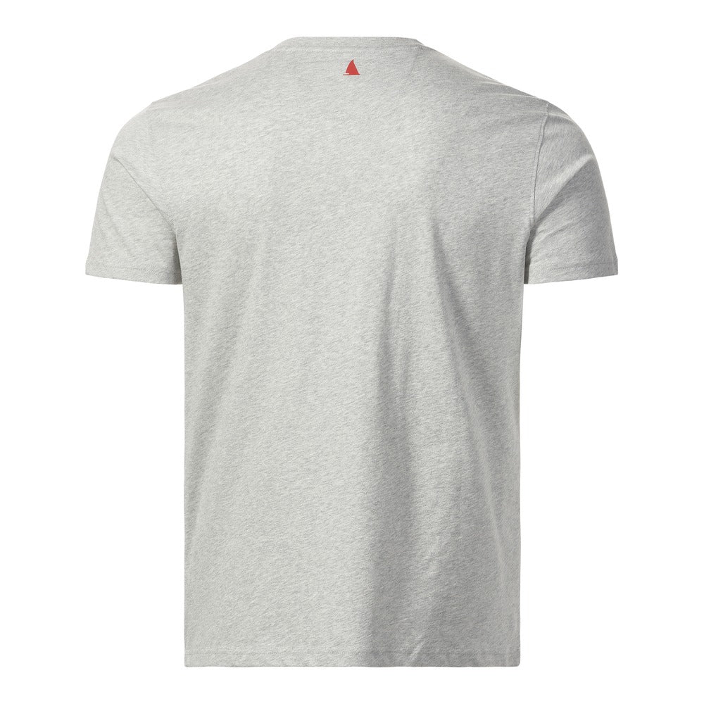 Musto Men's Marina Graphic Short Sleeve Tee - Grey Melange