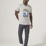 Musto Men's Marina Graphic Short Sleeve Tee - Grey Melange