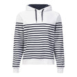 Musto Women's Marina Stripe Hoodie - White / Navy