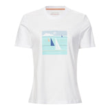 Musto Women's Marina Graphic Short Sleeve Tee - White