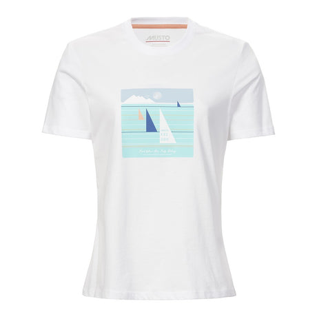 Musto Women's Marina Graphic Short Sleeve Tee - White