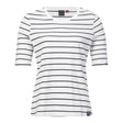 Musto Women's Marina Stripe Short Sleeve Tee - White