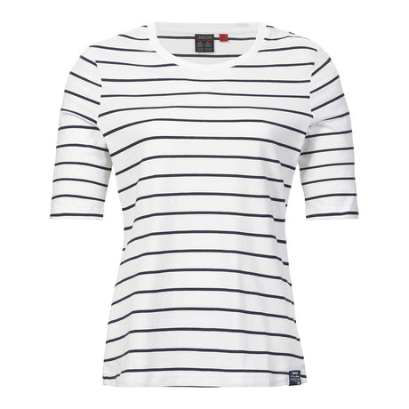 Musto Women's Marina Stripe Short Sleeve Tee - White
