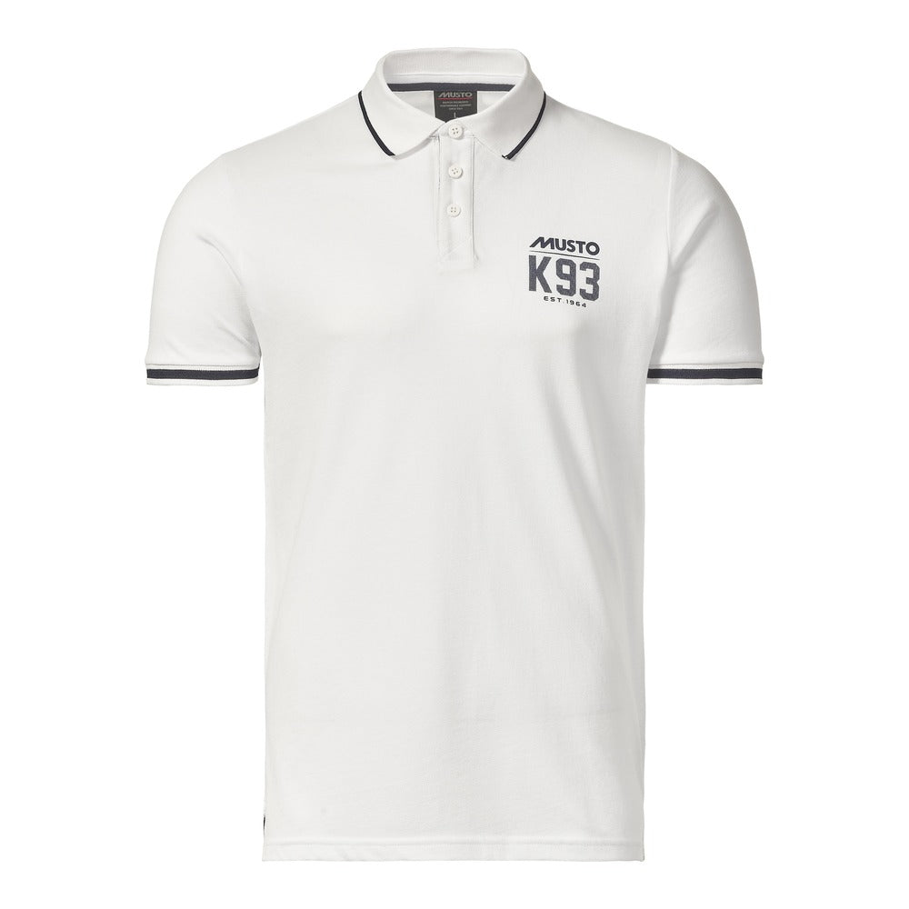 Musto Men's Marina Short Sleeve Polo - White
