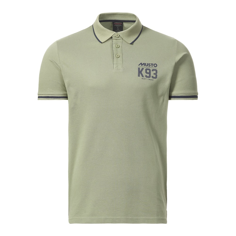 Musto Men's Marina Short Sleeve Polo - Sea Spray
