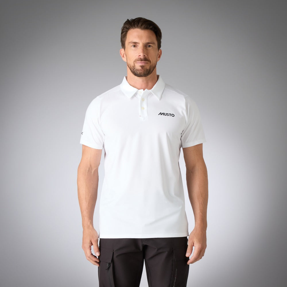 Musto Men's LPX Cooling UV Short Sleeve Polo - White