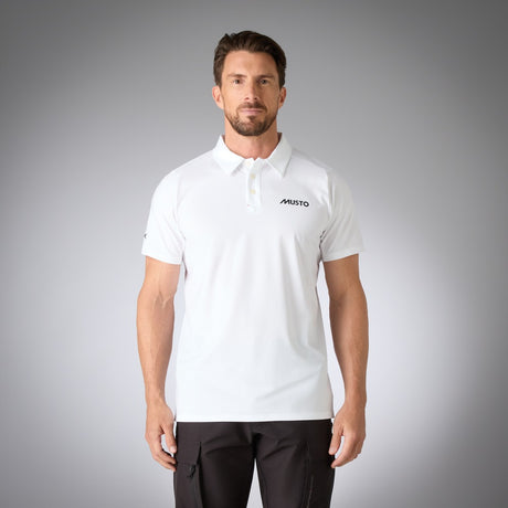 Musto Men's LPX Cooling UV Short Sleeve Polo - White