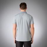 Musto Men's LPX Cooling UV Short Sleeve Polo - Grey Melange