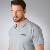 Musto Men's LPX Cooling UV Short Sleeve Polo - Grey Melange
