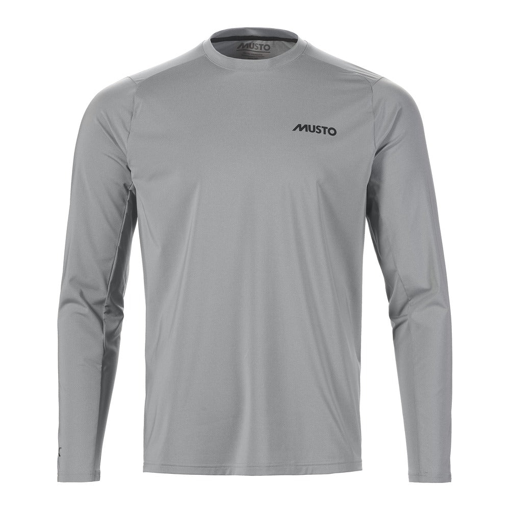 Musto Men's LPX Cooling UV Long Sleeve Tee - Grey Melange