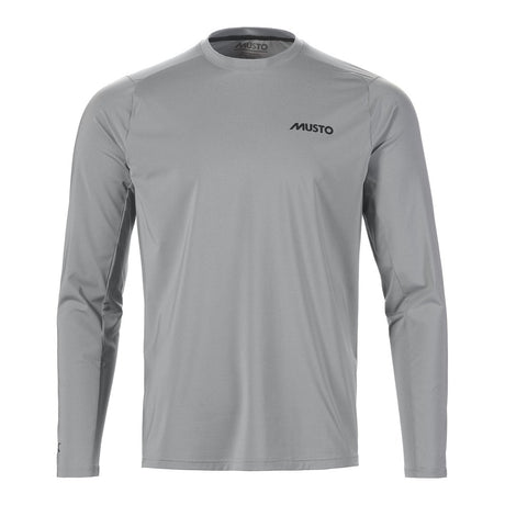 Musto Men's LPX Cooling UV Long Sleeve Tee - Grey Melange