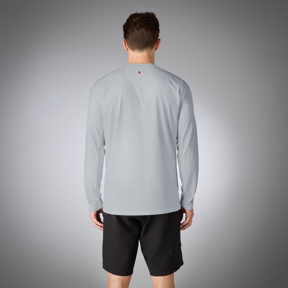 Musto Men's LPX Cooling UV Long Sleeve Tee - Grey Melange