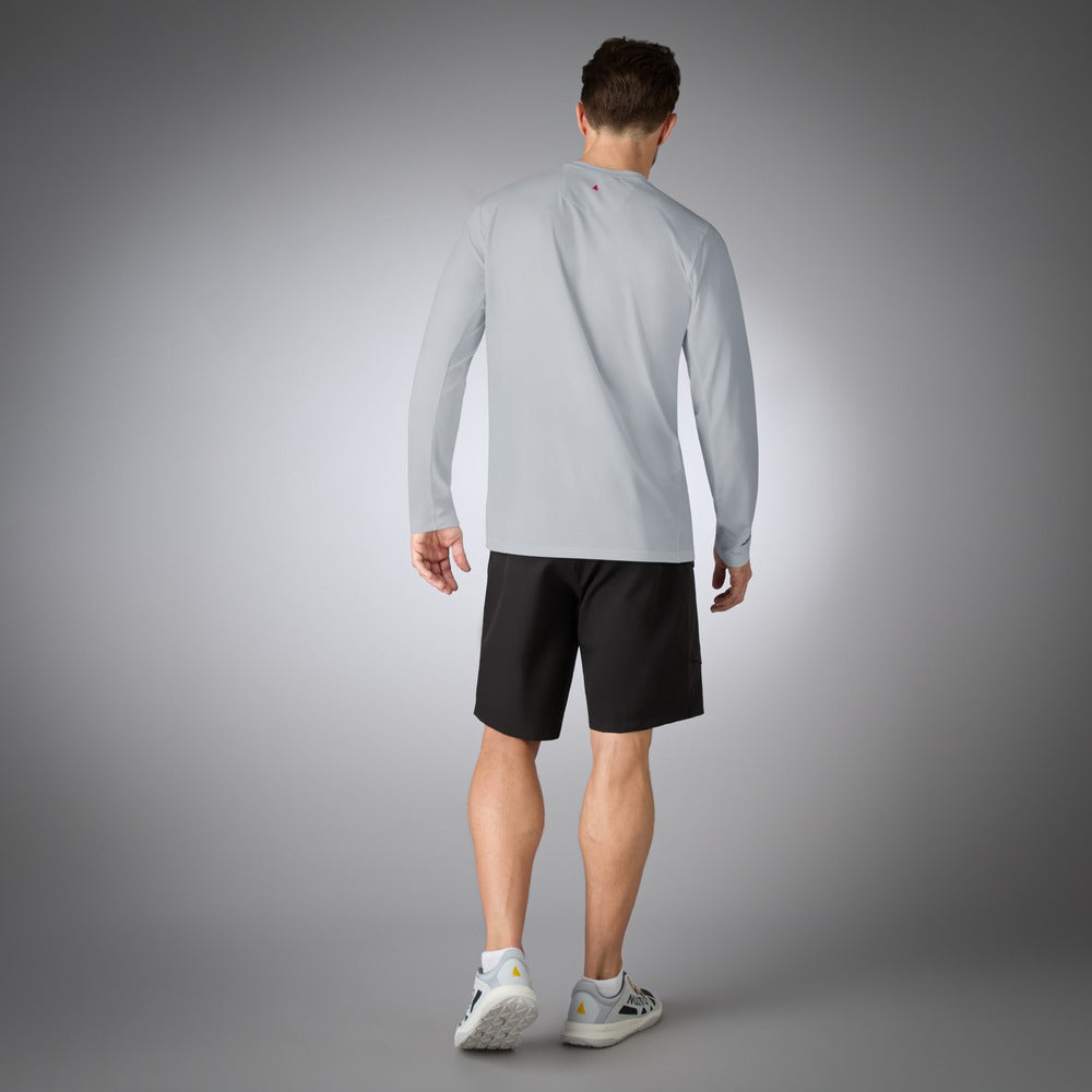 Musto Men's LPX Cooling UV Long Sleeve Tee - Grey Melange