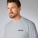 Musto Men's LPX Cooling UV Long Sleeve Tee - Grey Melange