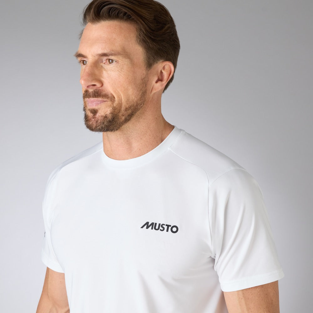 Musto Men's LPX Cooling UV Short Sleeve Tee - White