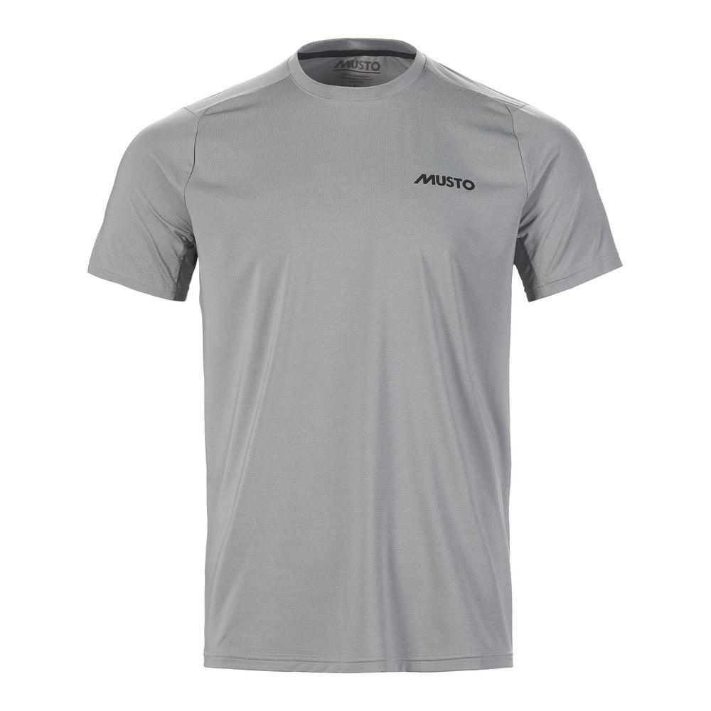 Musto Men's LPX Cooling UV Short Sleeve Tee - Grey Melange