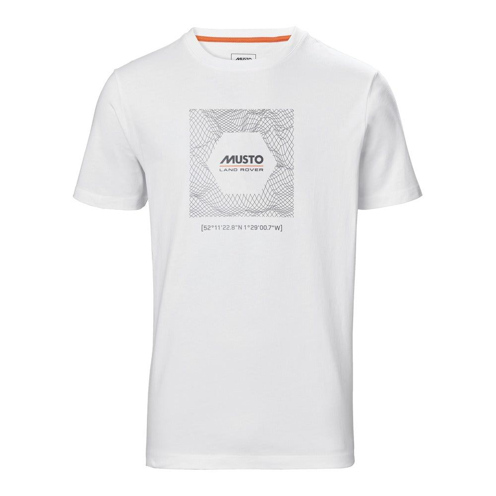 Musto Lr Short Sleeve Box Terrain Tee - White