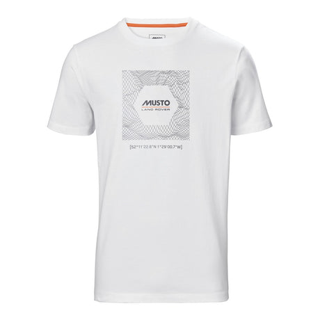 Musto Lr Short Sleeve Box Terrain Tee - White