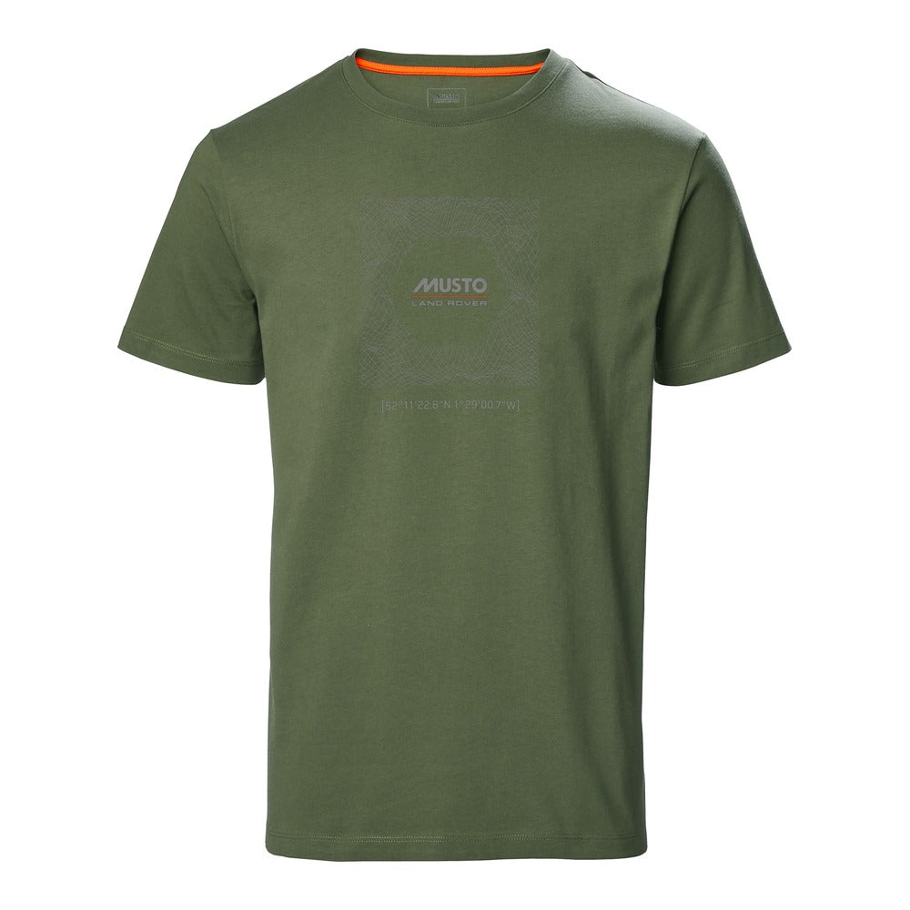 Musto Lr Short Sleeve Box Terrain Tee - Dusty Olive