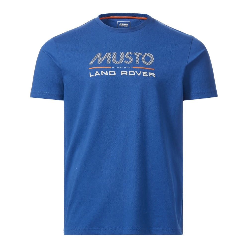 Musto Men's Lr Logo Short Sleeve Tee 2.0 - Racer Blue