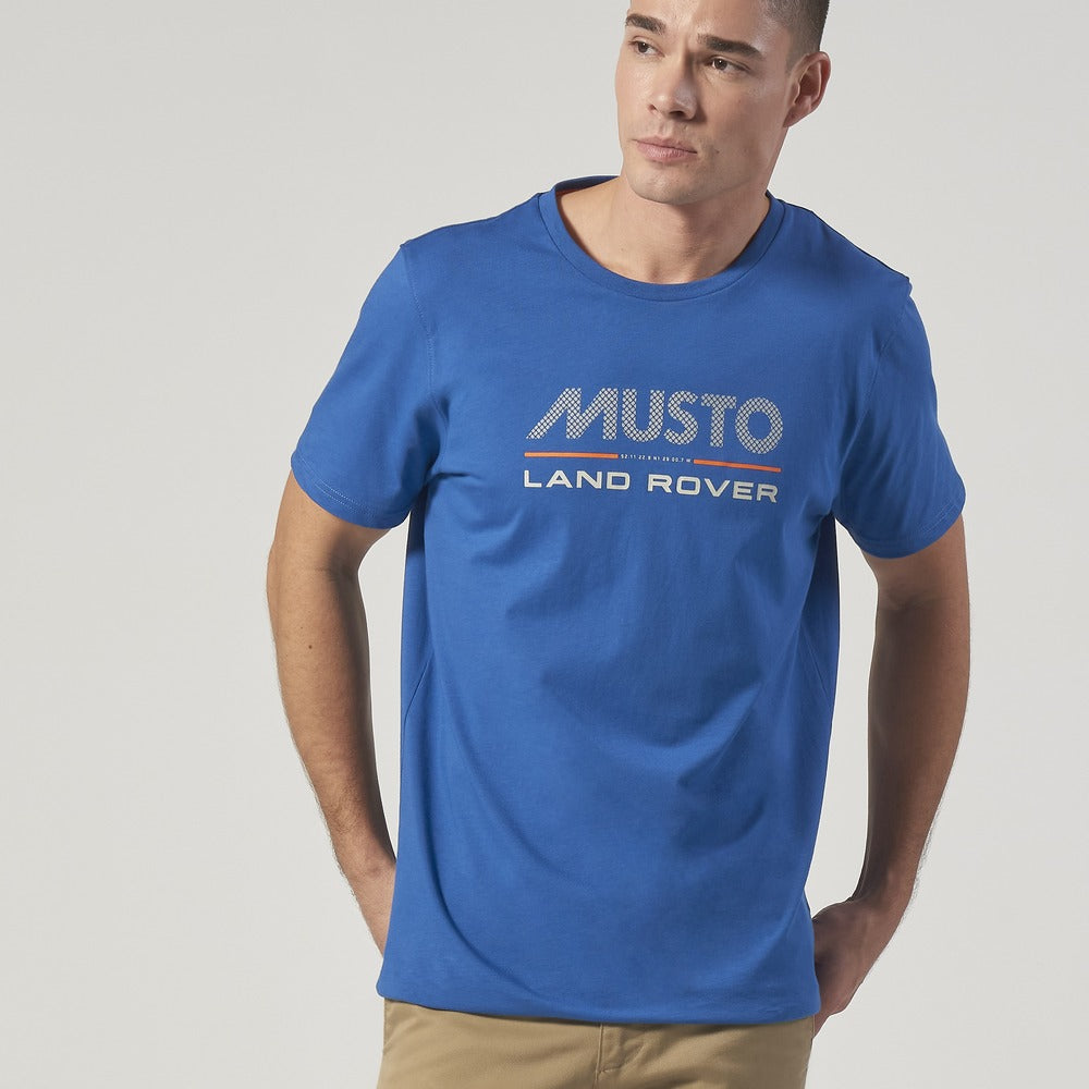 Musto Men's Lr Logo Short Sleeve Tee 2.0 - Racer Blue