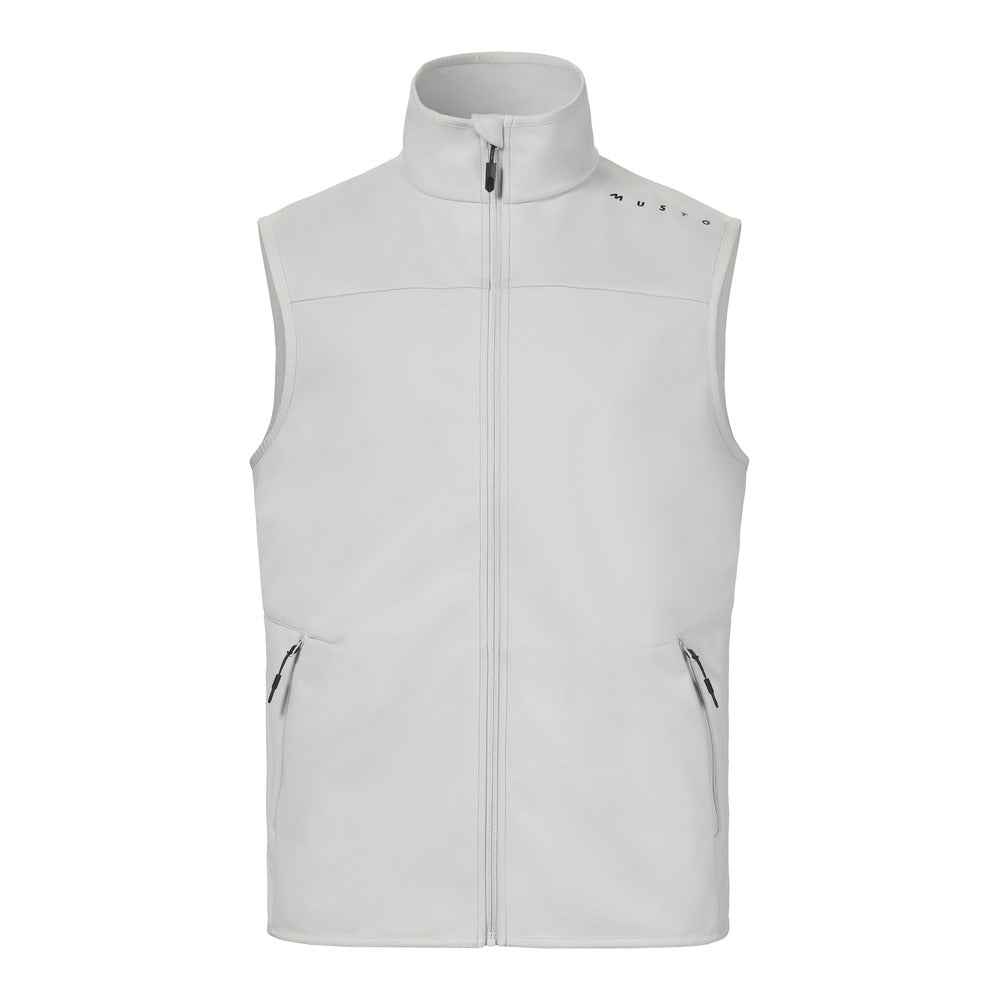 Musto Evolution Crew Softshell Vest - Platinum
