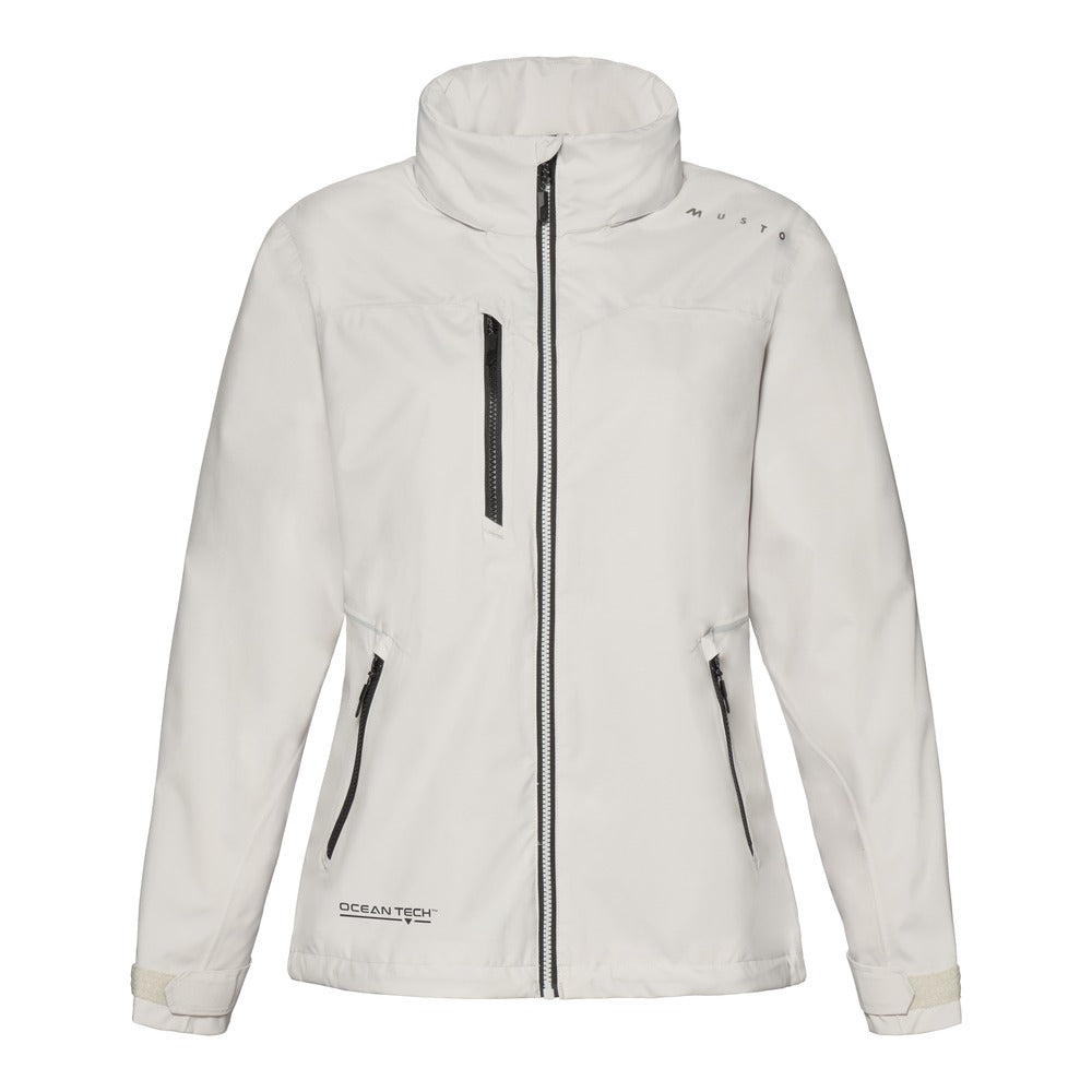 Musto Women's Evolution WP Crew Jacket - Platinum