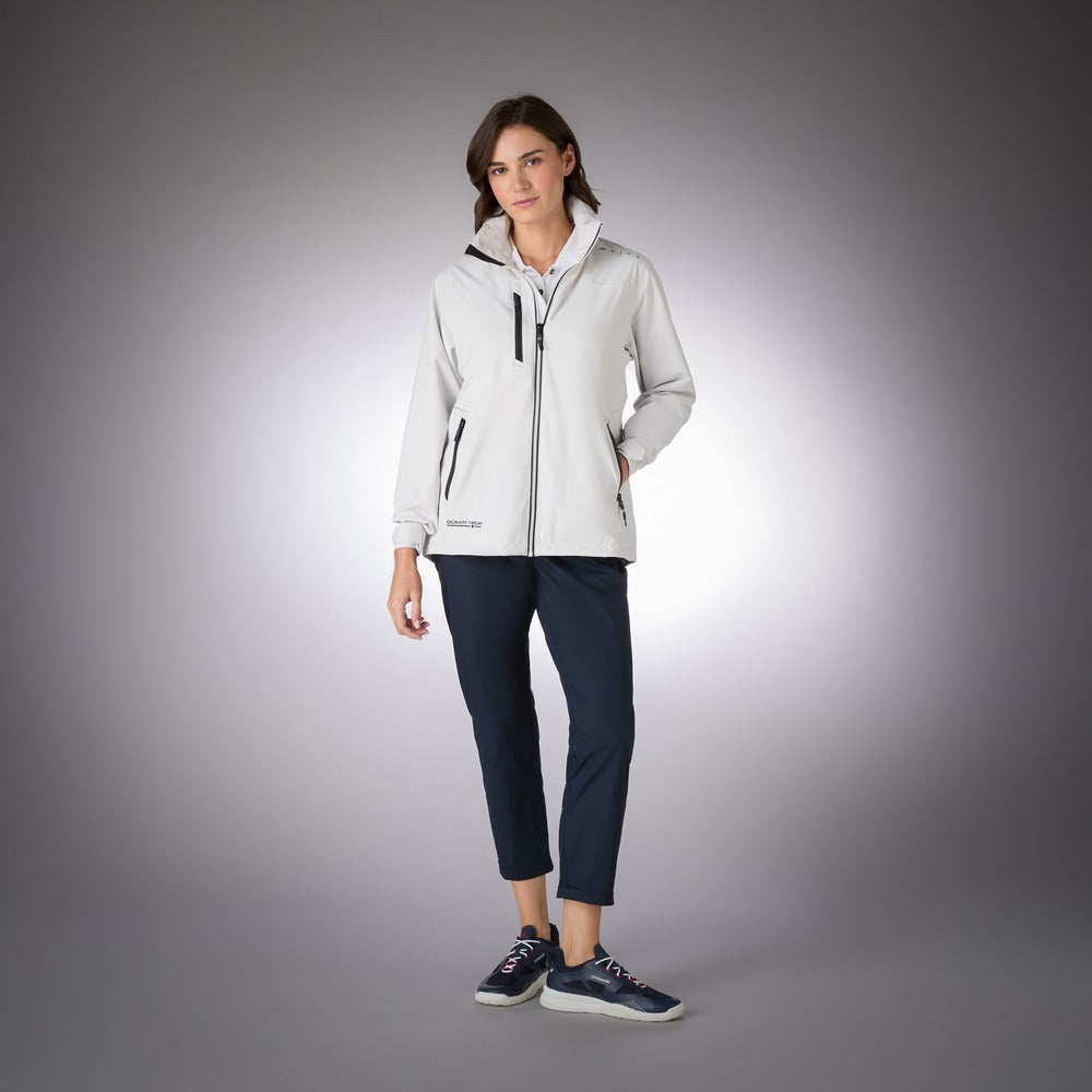 Musto Women's Evolution WP Crew Jacket - Platinum