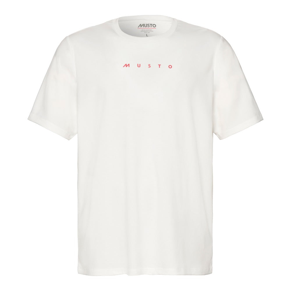 Musto Men's Evolution Sunblock Yacht Short Sleeve Tee - White