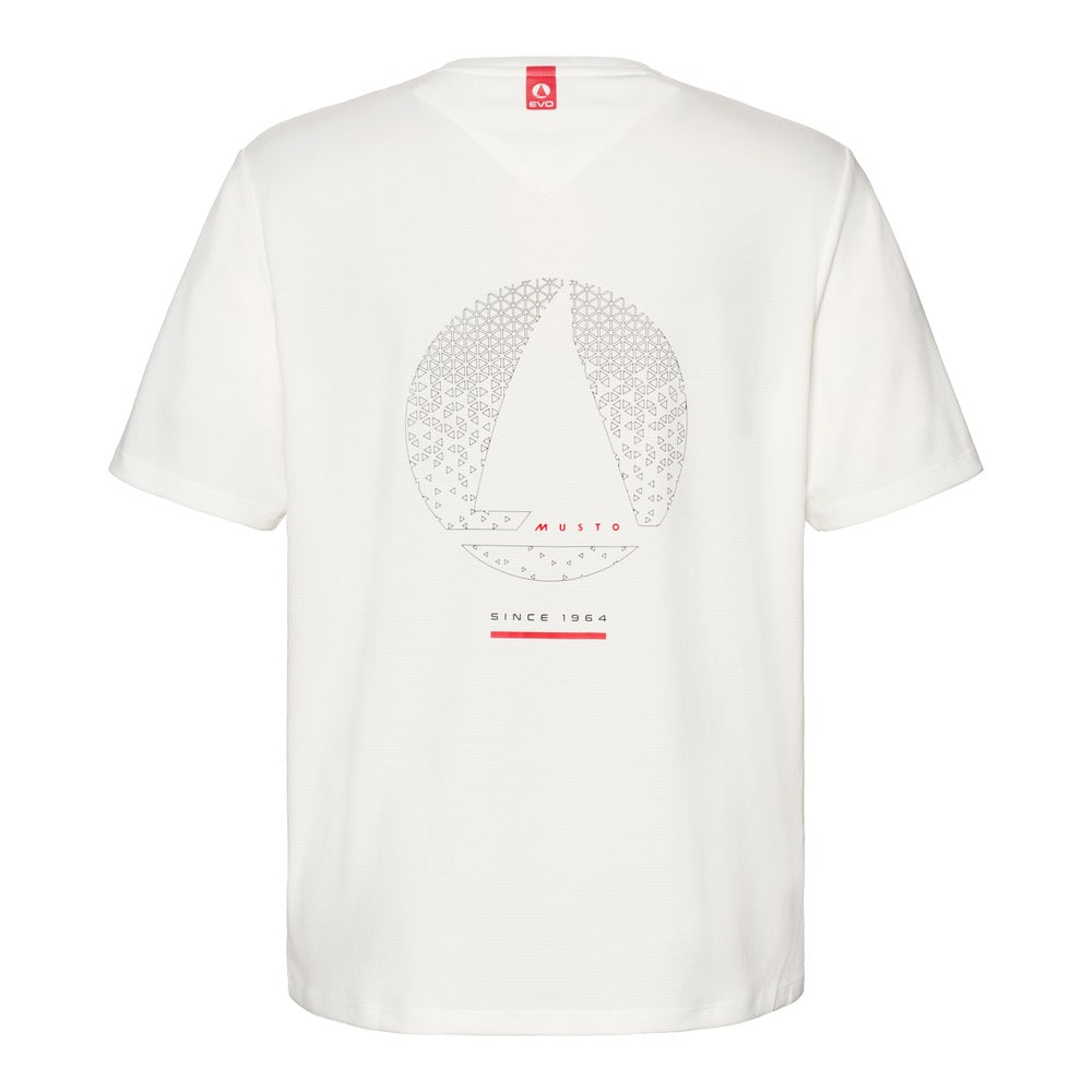 Musto Men's Evolution Sunblock Yacht Short Sleeve Tee - White