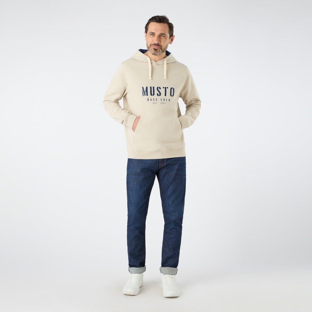 Musto Men's Classic Musto Hoodie - Pumice
