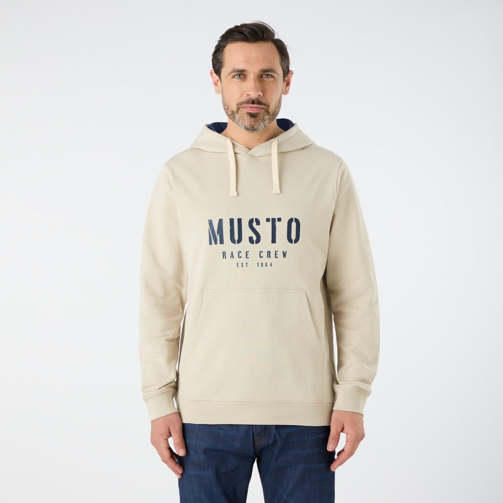 Musto Men's Classic Musto Hoodie - Pumice