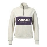 Musto Women's Classic Musto 1/2 Zip Sweat - Oat Marl