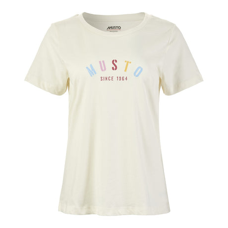 Musto Women's Classic Musto Short Sleeve Tee - Antique Sail White