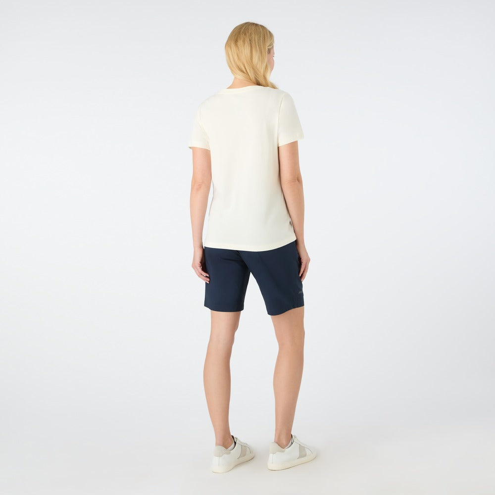 Musto Women's Classic Musto Short Sleeve Tee - Antique Sail White