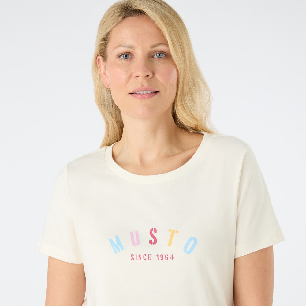 Musto Women's Classic Musto Short Sleeve Tee - Antique Sail White