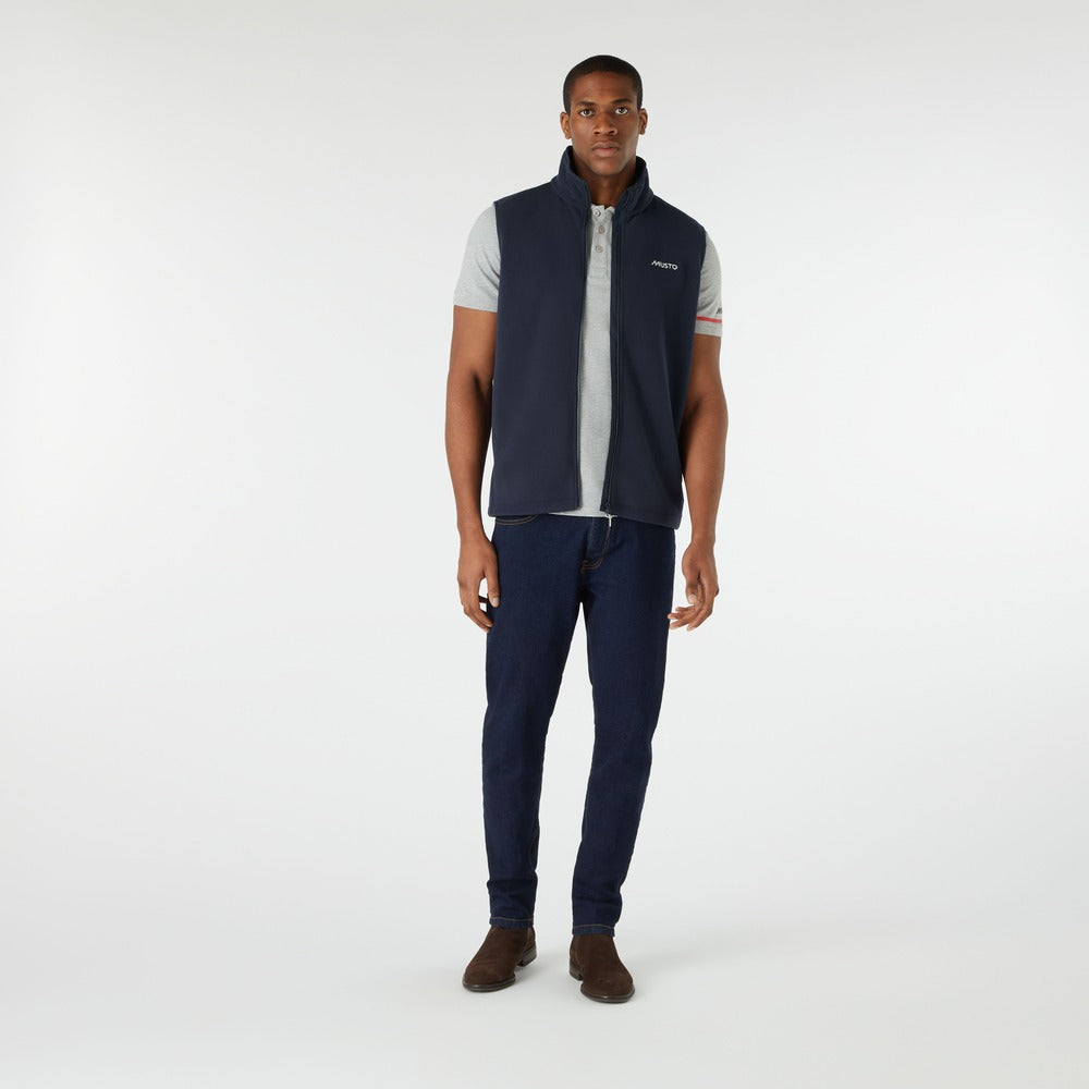 Musto Men's Nautic PT Fleece Vest - Navy