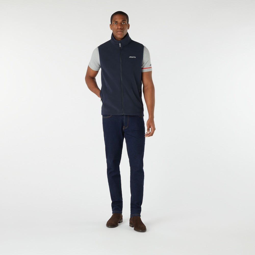 Musto Men's Nautic PT Fleece Vest - Navy